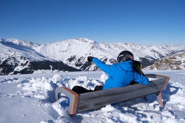Het uitzicht in de winter is adembenemend mooi