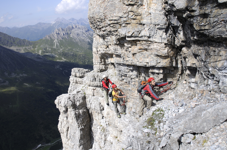 Klettersteigen in Stubai