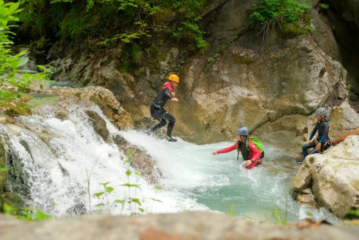 Canyoning in de Seisenbergklamm