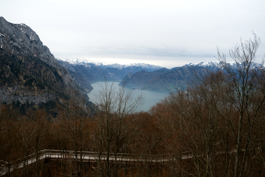 Uitzicht over de Traunsee