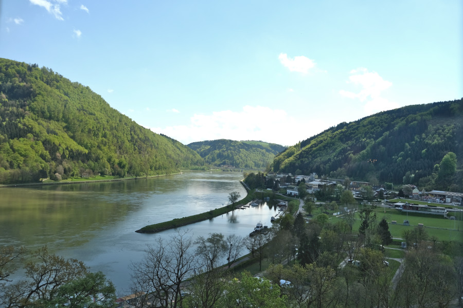 Uitzicht over de Donau