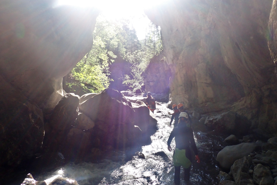 Canyoning in Frankrijk: in de Fournel kloof