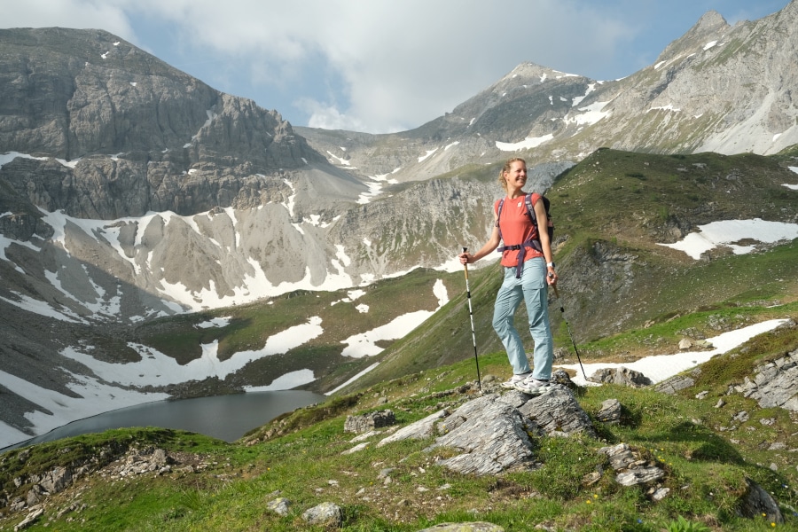Maaike test Merrell SpeedArc Matis op bergwandelingen in Oostenrijk.