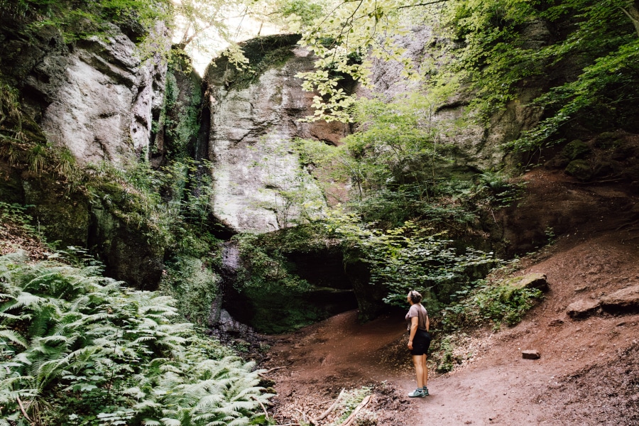 Wandelen door de kloof