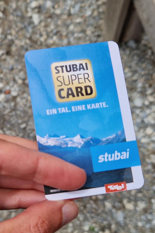 Stubai Card maakt onze vakantie nog leuker