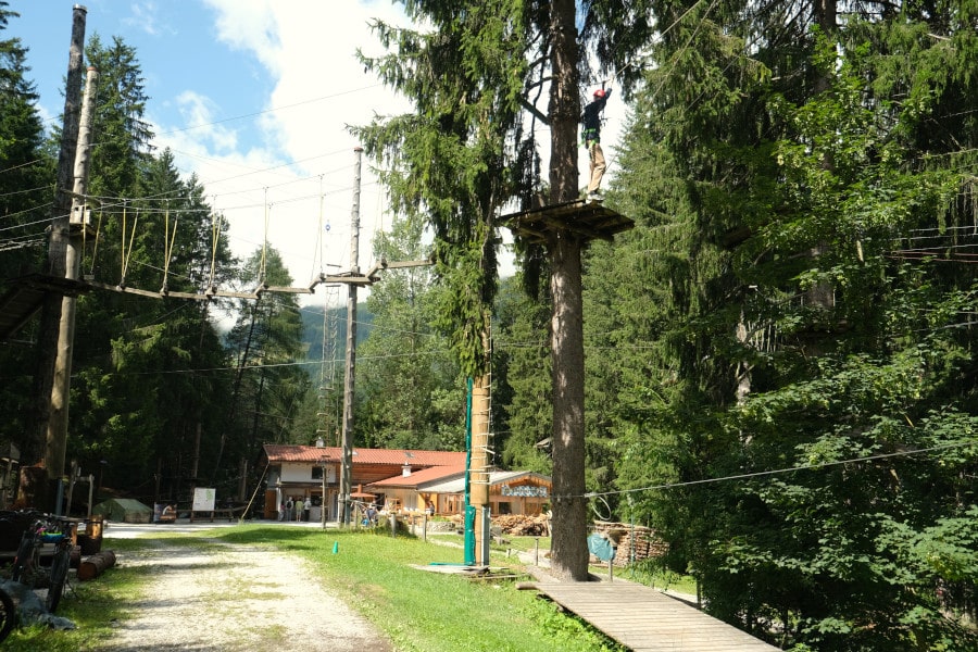 Klimavonturen in 'Adventure Park Fulpmes'