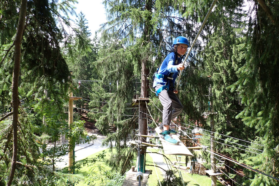 Klimavonturen in 'Adventure Park Fulpmes'