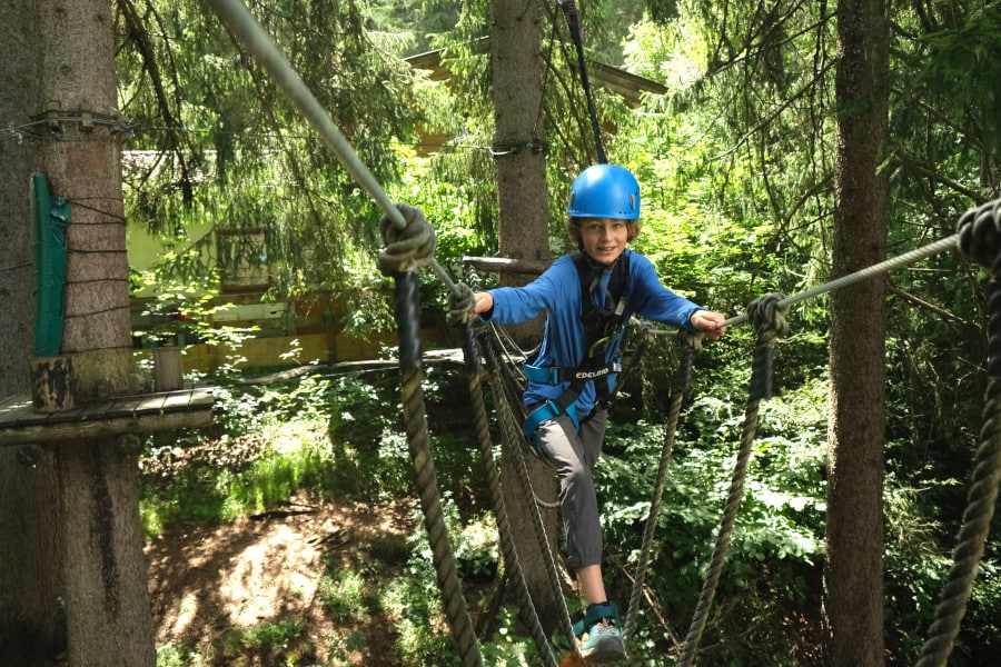 Klimavonturen in 'Adventure Park Fulpmes'
