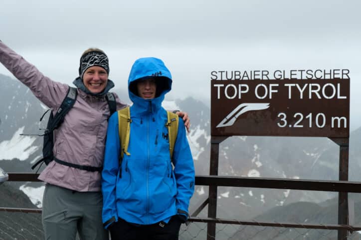 'Even' door naar de 'Top of Tyrol' Stubaier Gletsjer