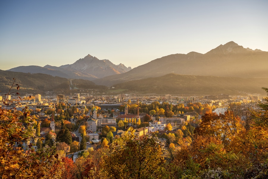 Innsbruck in de herfst