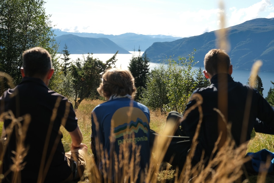 Hike Mælen: uitzicht onderweg.
