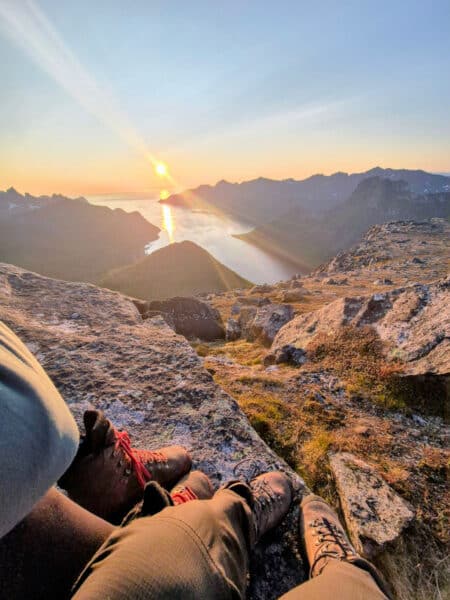 Genieten tijdens de Barden hike