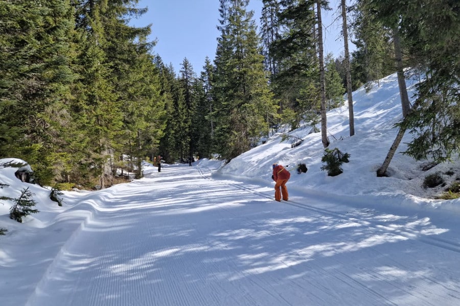 Wildmoos langlaufen Seefeld
