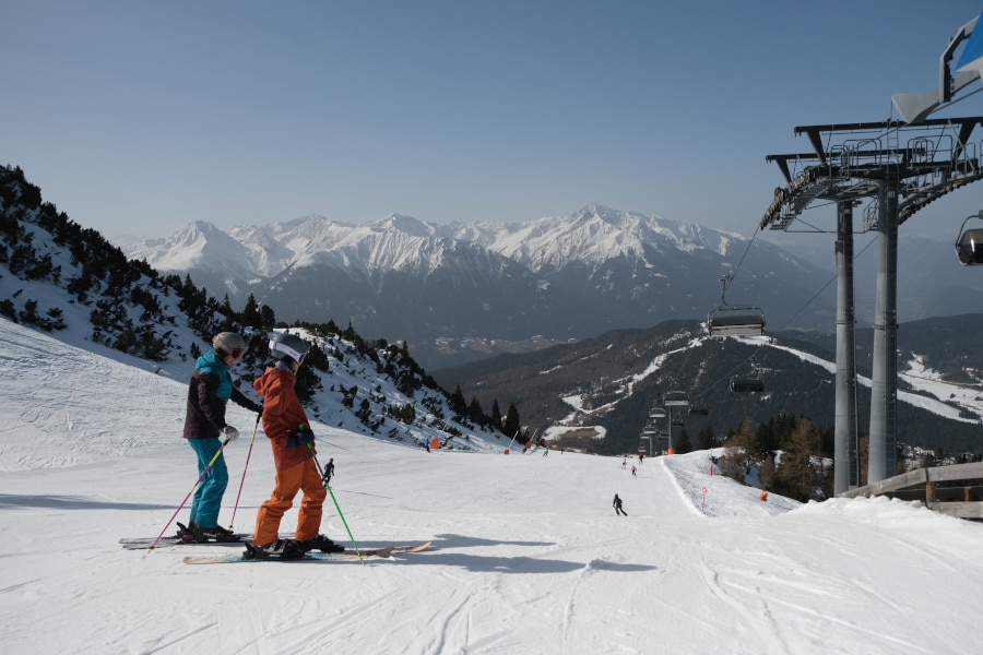 Wintersport in Seefeld.