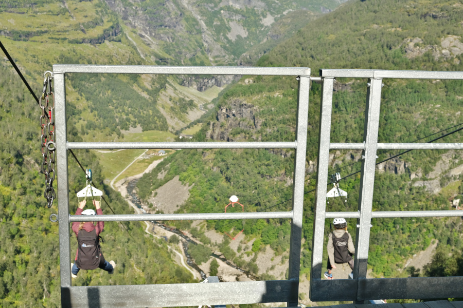 Flamsbana combinatie met zipline