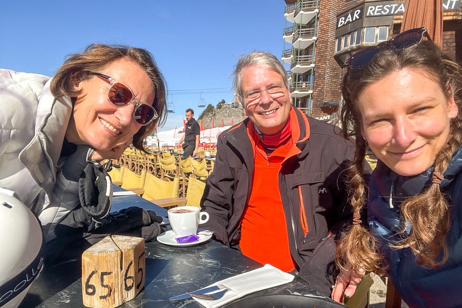 Wintersport met baby en zonder baby