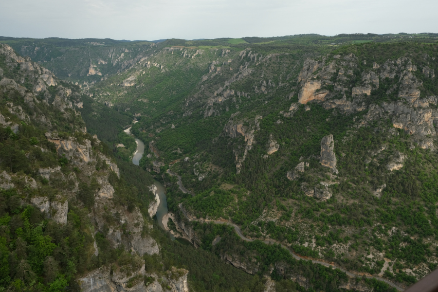 Gorges du Tarn bovenaanzicht