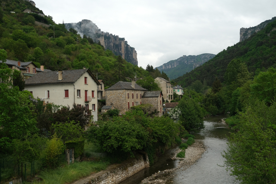 Lozier bij Gorges du Tarn kloof