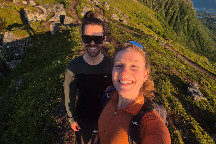 Een selfie op de top © Iris Sijm