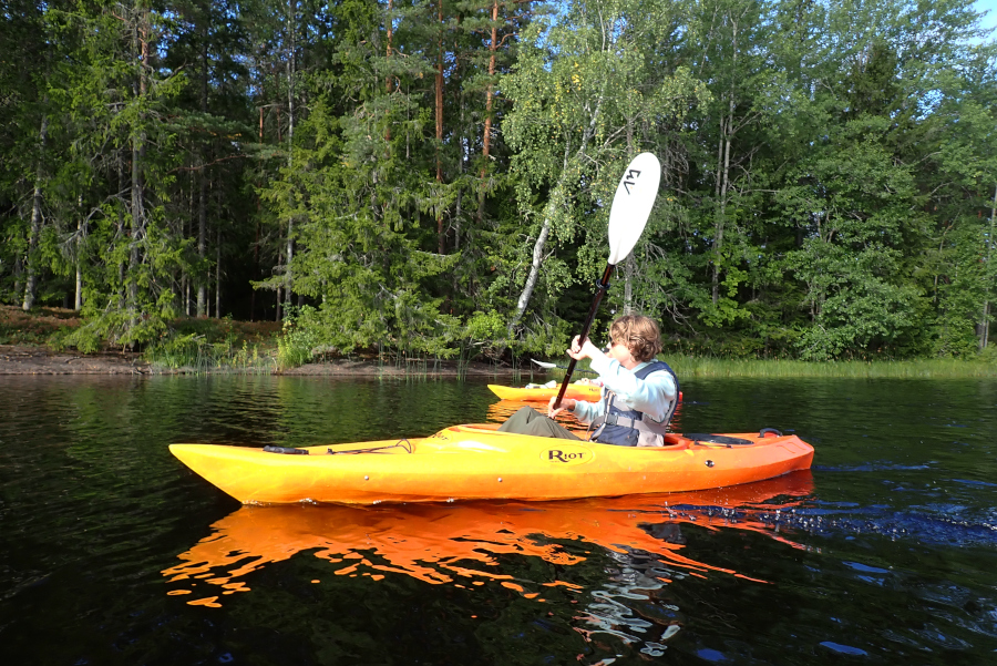 In de kayak bij Wild Oslo © bergfamilie.nl | Maaike Meerman