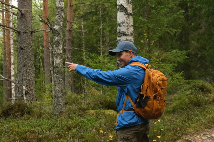 Fjällräven Keb Lätt Wind Jacket M getest tijdens het wandelen © bergfamilie.nl | Frank van Delden